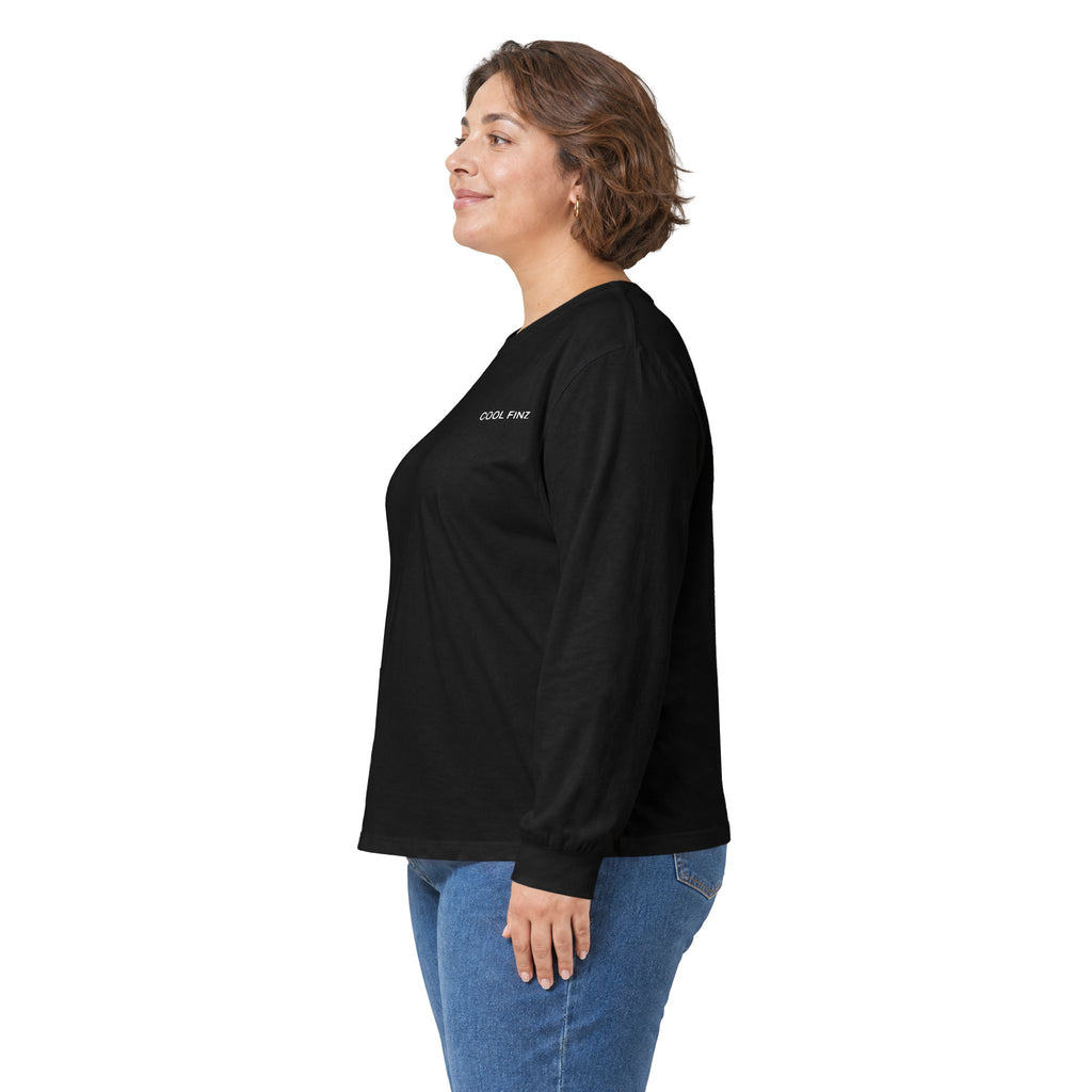 Long Sleeve Tee — Cool Finz Marlin Fishing Shirt with Florida Flag