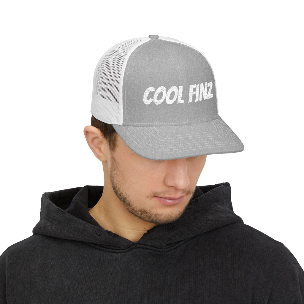 Cool Finz Snapback Trucker Cap – Bold Retro Mesh Baseball Hat