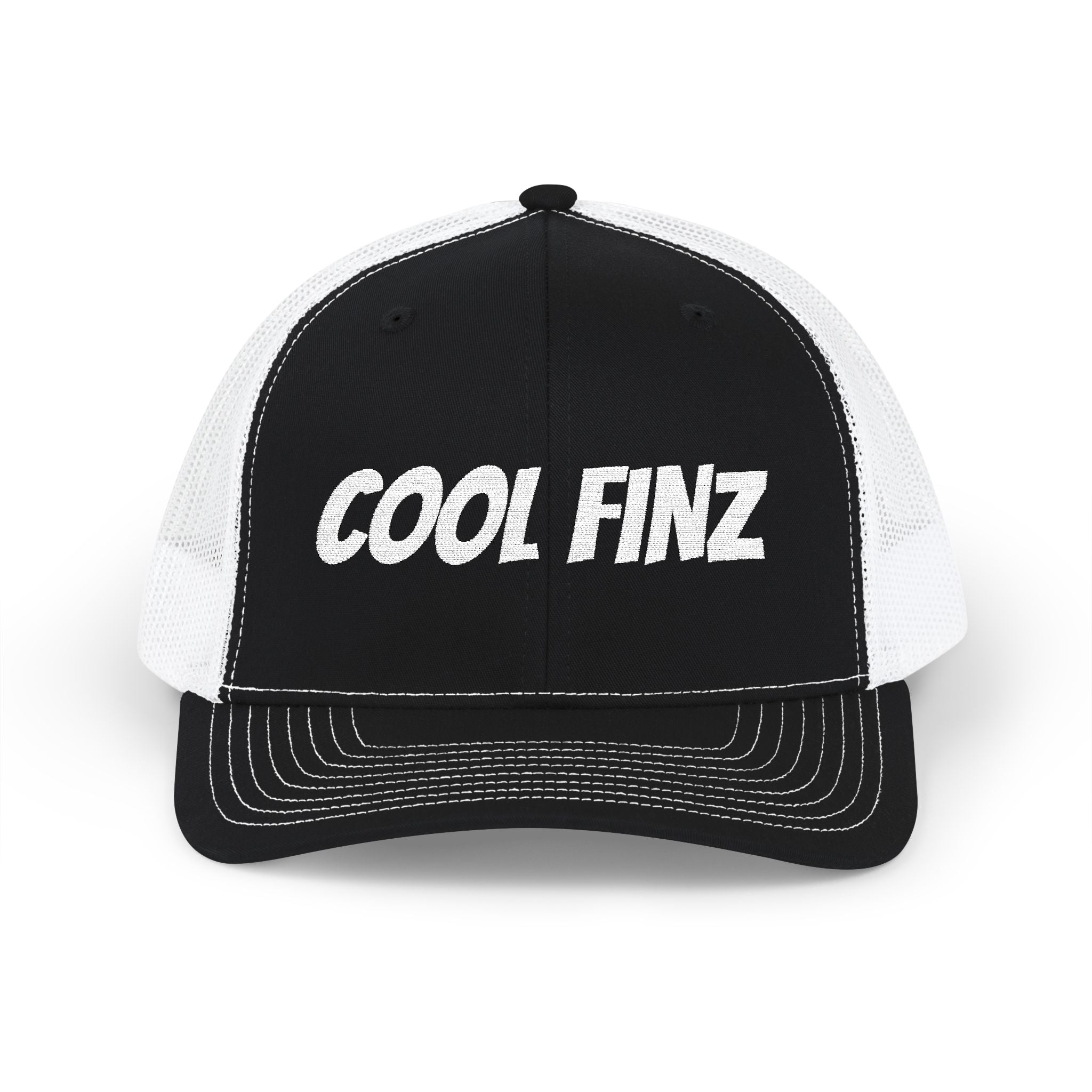 Cool Finz Snapback Trucker Cap – Bold Retro Mesh Baseball Hat
