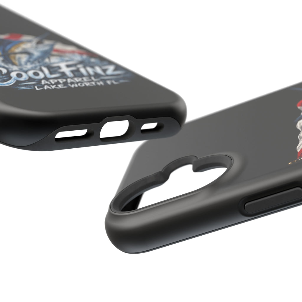 Phone Case — CoolFinz Marlin Design with Florida Flag (Magnetic Impact-Resistant)