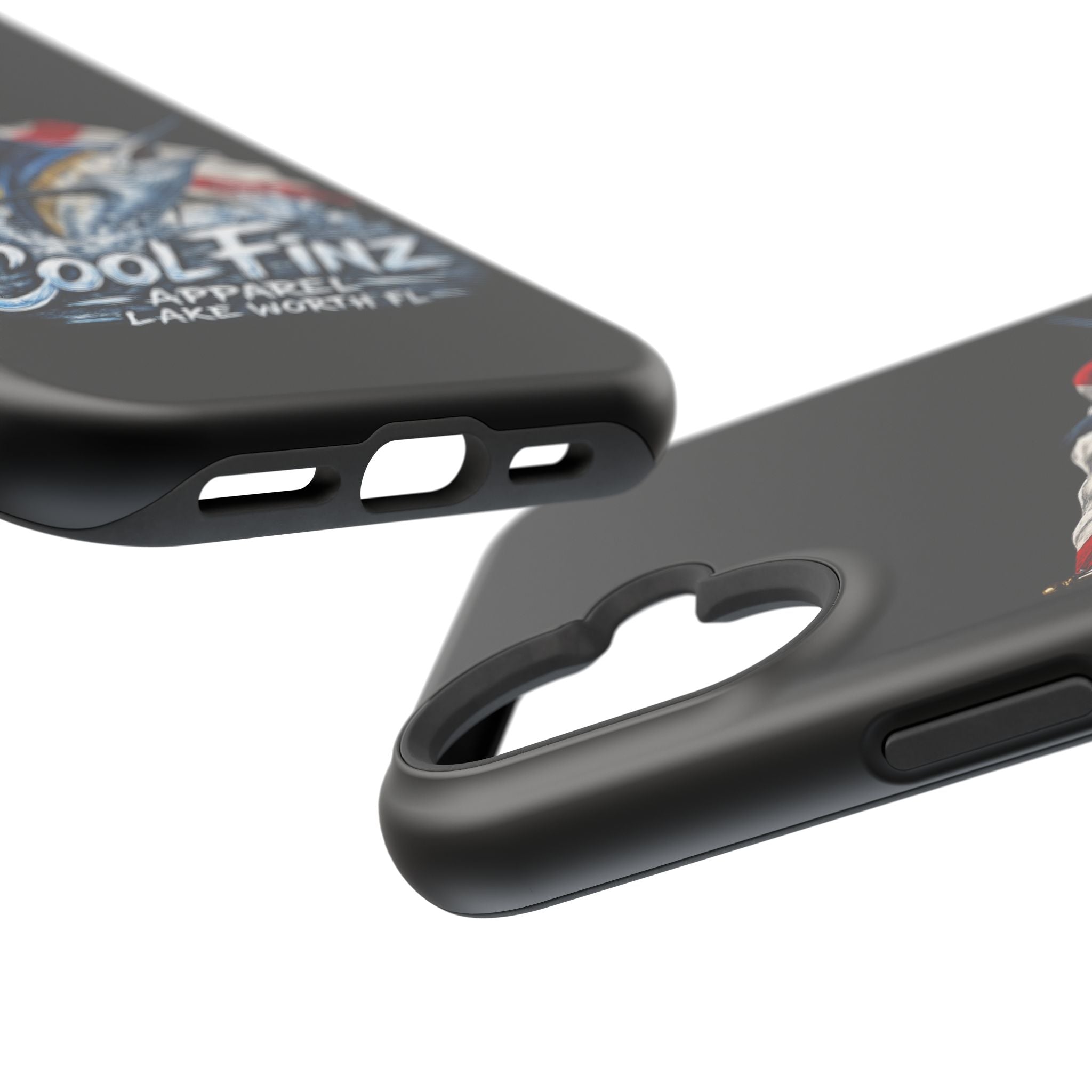 Phone Case — CoolFinz Marlin Design with Florida Flag (Magnetic Impact-Resistant)