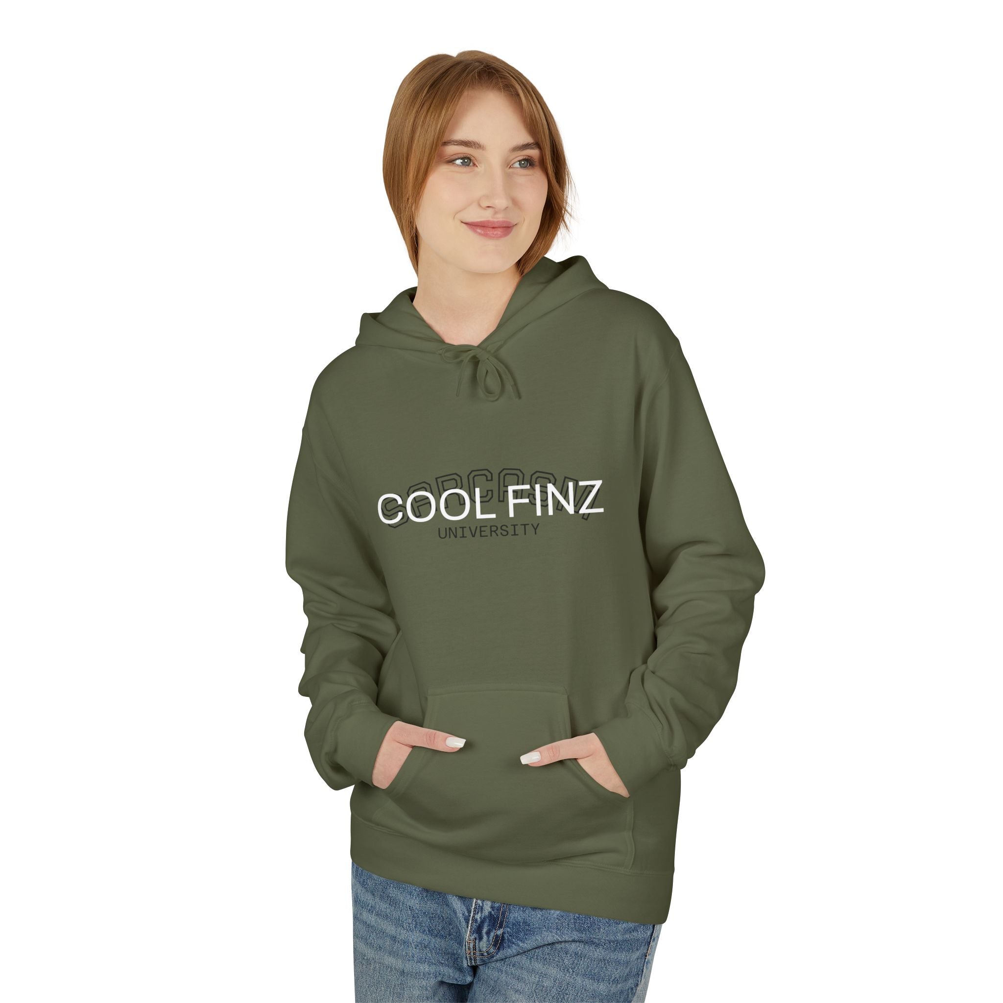 Cool.Finz Hoodie — Retro Mahi Mahi Fishing Flag Graphic Hoodie