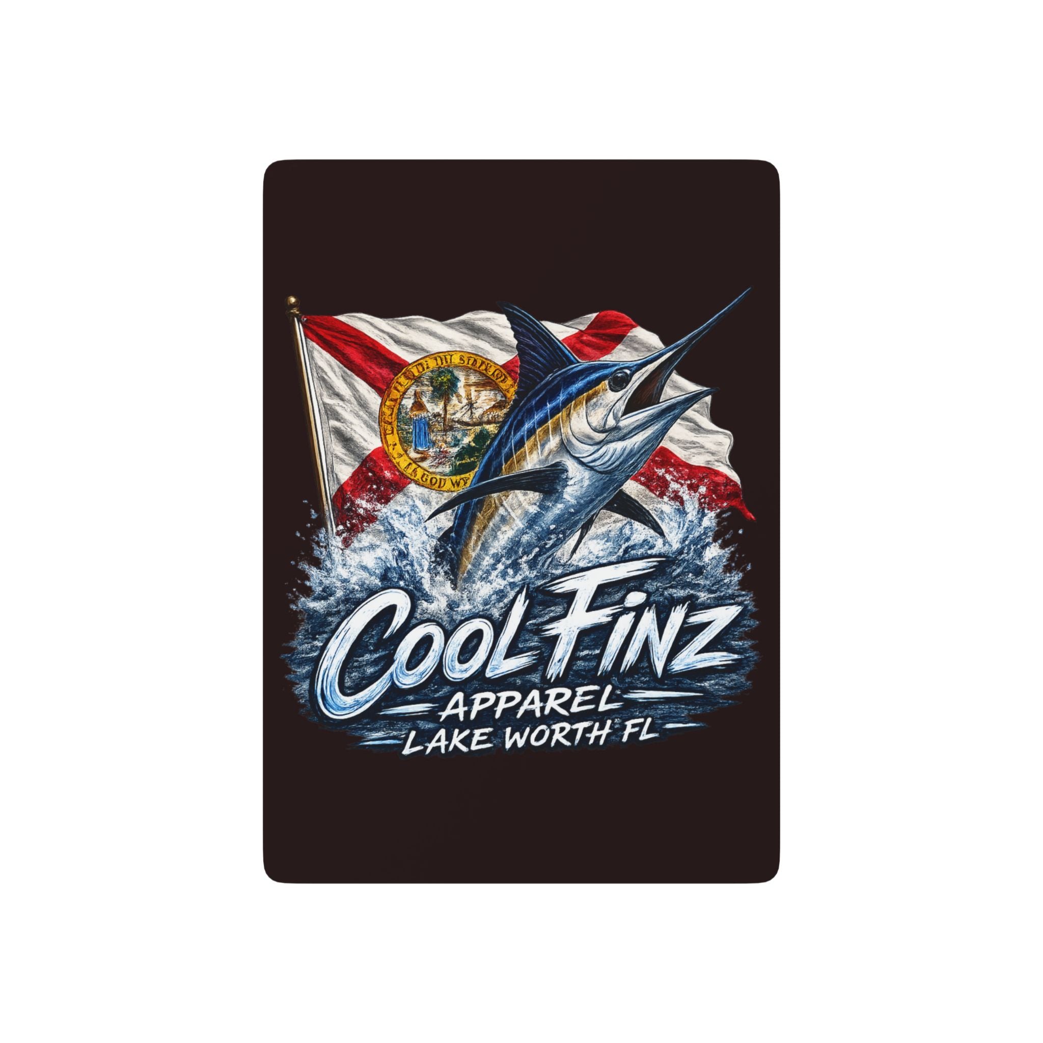 Marlin Flag Poker Playing Cards — Cool Finz Lake Worth FL Deck
