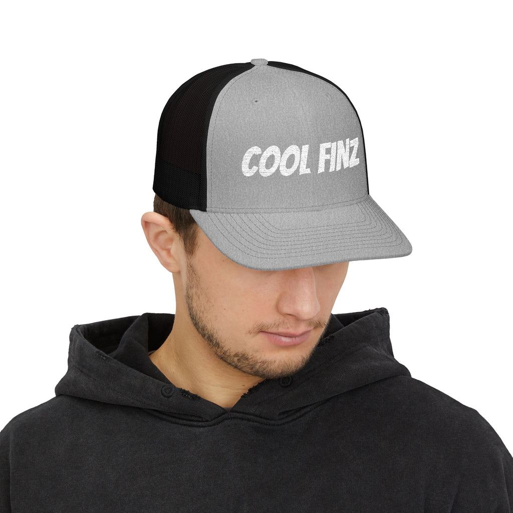 Cool Finz Snapback Trucker Cap – Bold Retro Mesh Baseball Hat