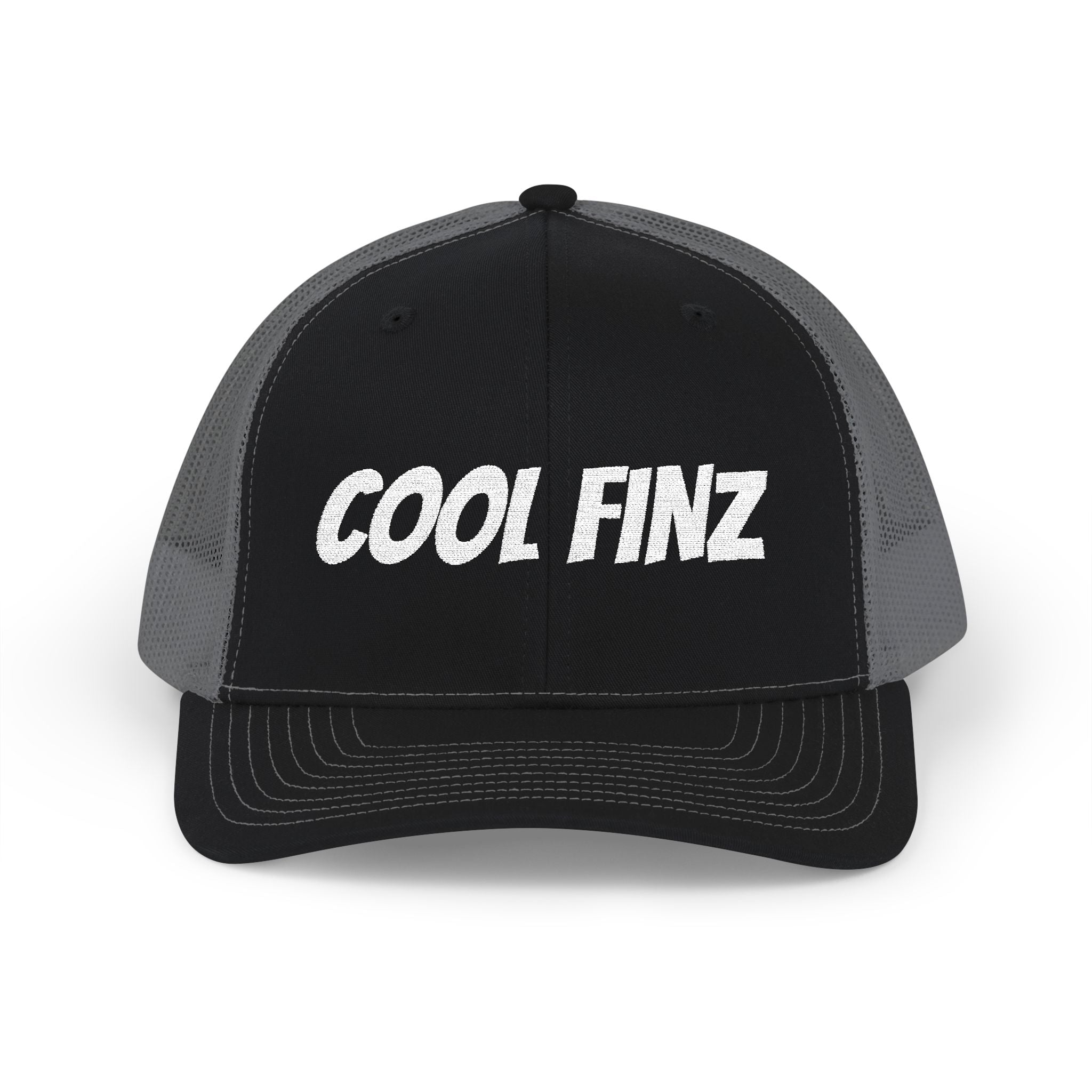 Cool Finz Snapback Trucker Cap – Bold Retro Mesh Baseball Hat