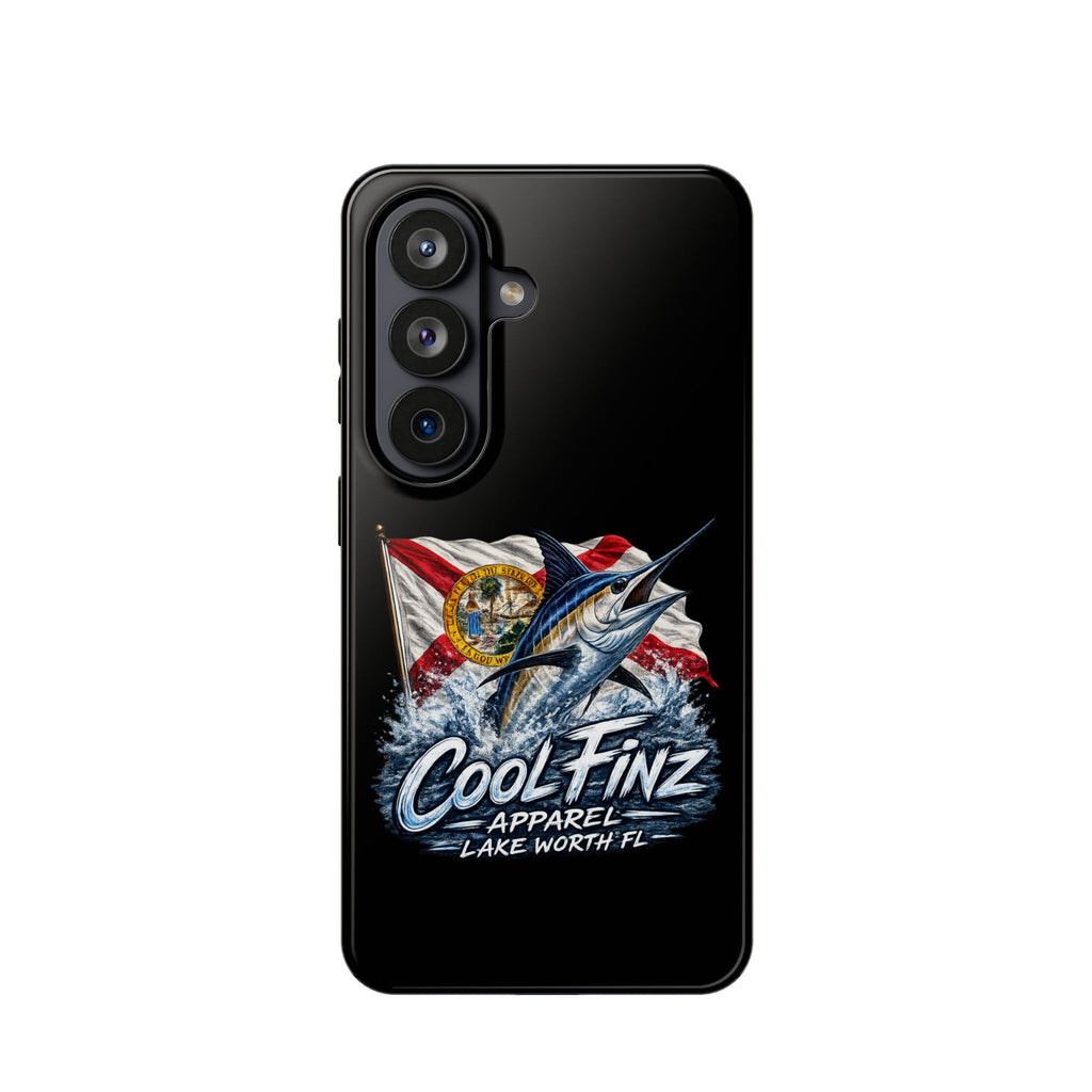 Phone Case — CoolFinz Marlin Design with Florida Flag (Magnetic Impact-Resistant)