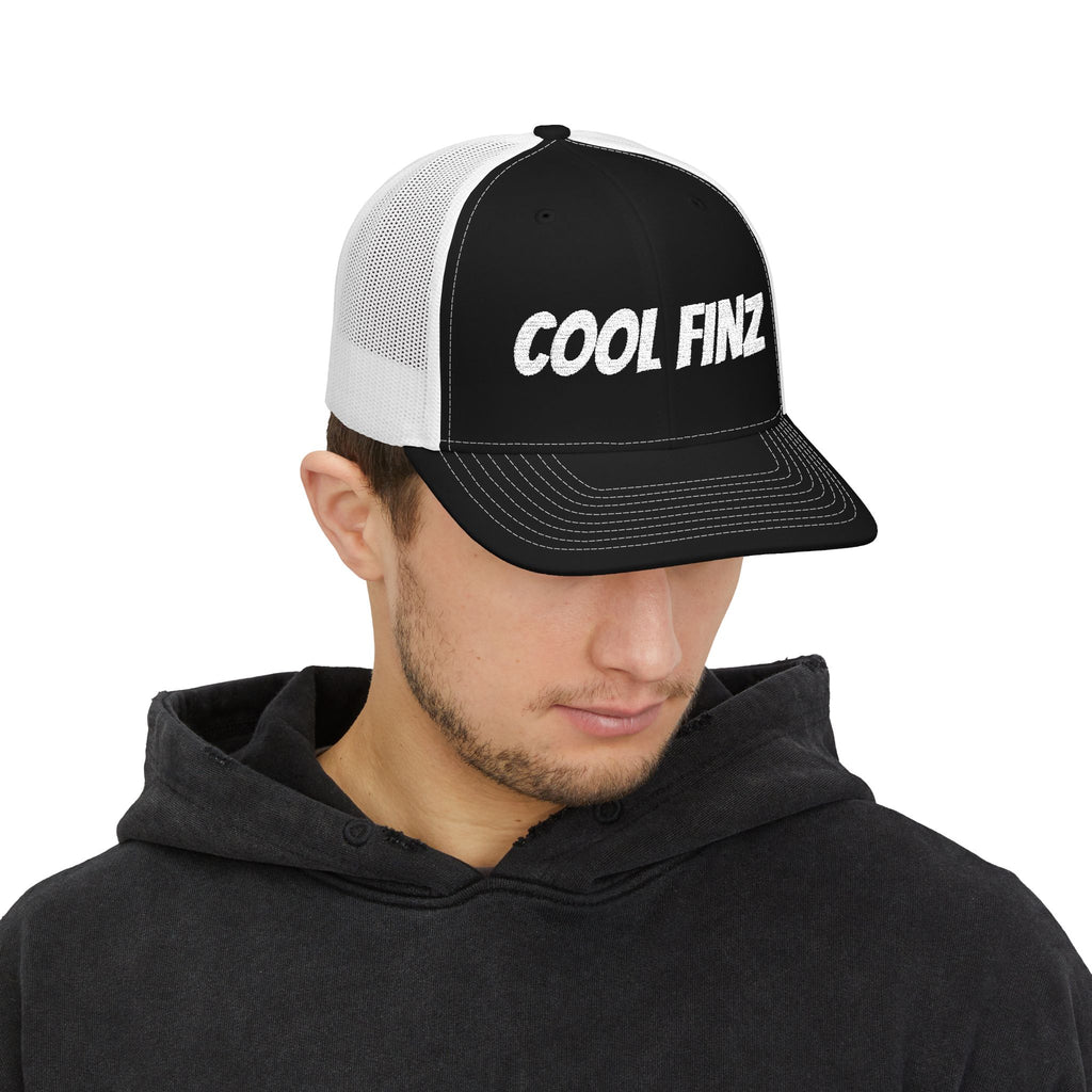 Cool Finz Snapback Trucker Cap – Bold Retro Mesh Baseball Hat
