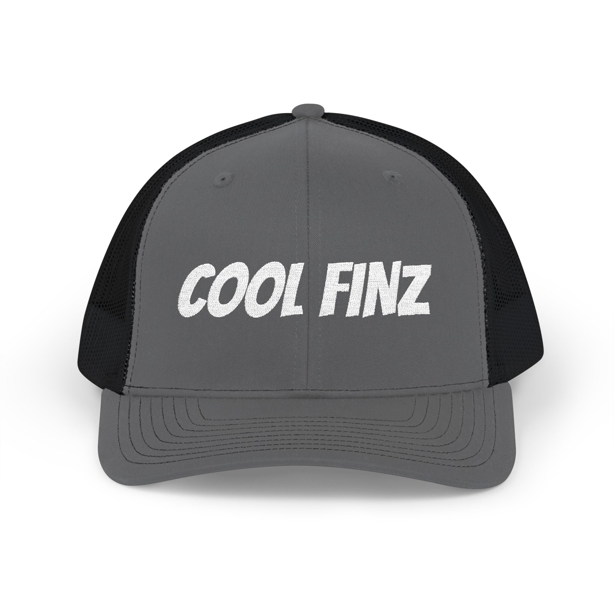 Cool Finz Snapback Trucker Cap – Bold Retro Mesh Baseball Hat