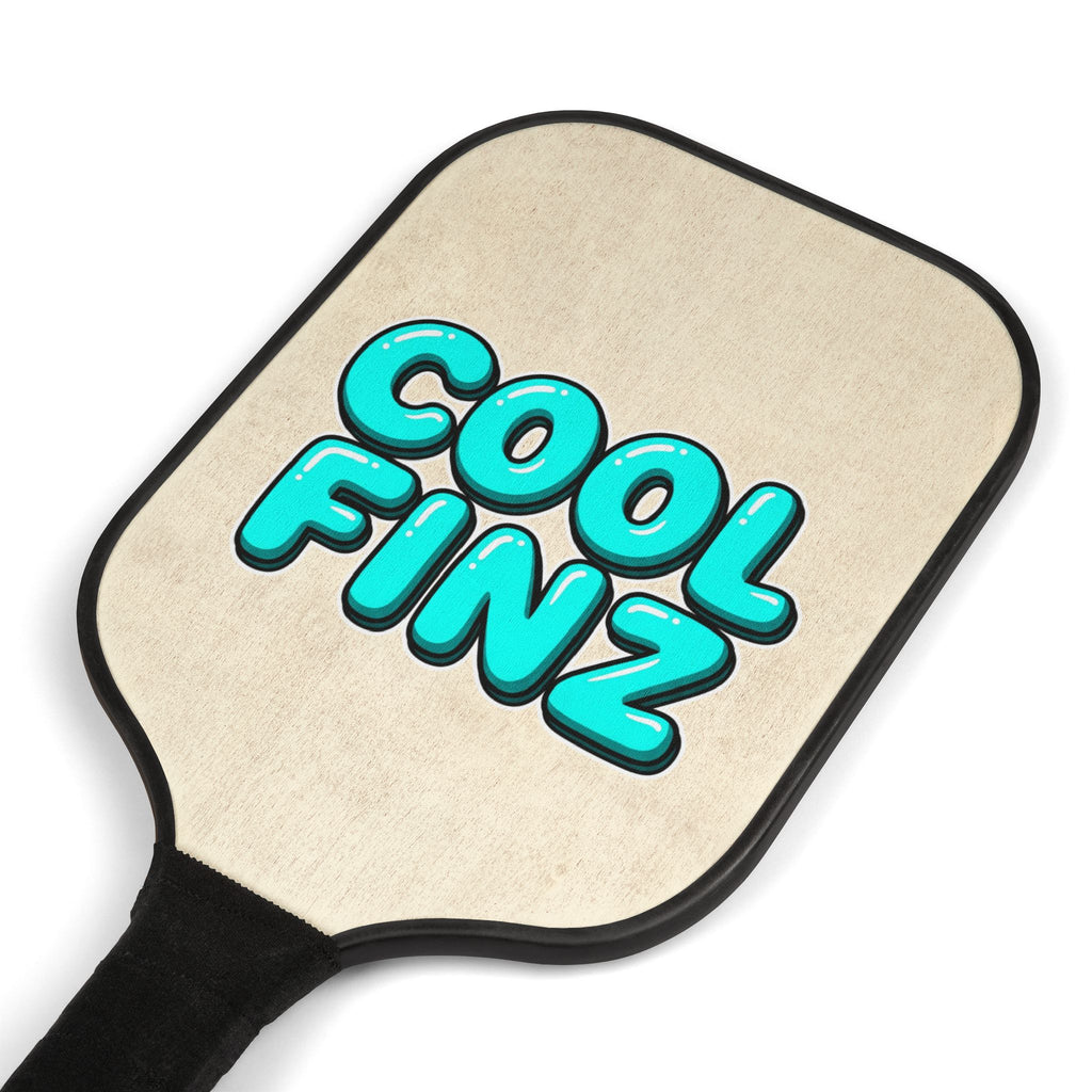 Pickleball Paddle Set – "COOL FINZ" Wooden Paddles with Balls
